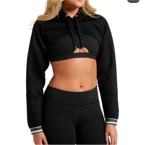 NWT PUMA Classics Cropped Lavender Hooded Cover Up